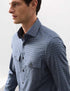 Marks & Spencer "Easy Iron Cotton Rich Check Shirt"